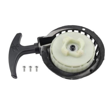 Imagem de PowerMotor Substituição de arranque de recuo de liga de alumínio para motor de 2 tempos 43cc 47cc 49cc 50cc mini bolso Dirt Pit Bike Scooter ATV Quad 4 rodas