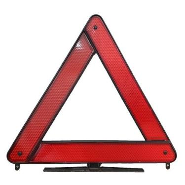 Imagem de Triangulo de Segurança Atenção Sinalização Veicular Carro Moto Caminha
