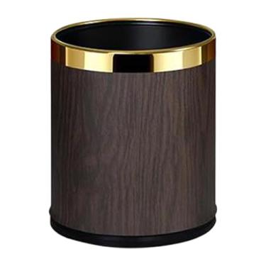 Imagem de AFXGUSD Lixeira Aberta para Cozinha, Lixeira para Banheiro, Hotel, Fazenda, 10L Ouro