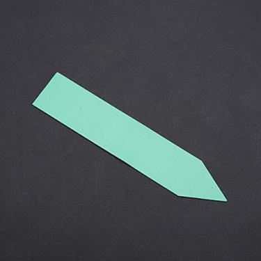 Imagem de 100 Etiquetas Plásticas do Jardim do Berçário do Marcador das Etiquetas da Semente da Planta Dos Pces para a Identificação da Planta (Verde)