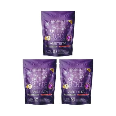 Imagem de Po Descolorante Probelle 300G Ametista - Kit Com 3Un