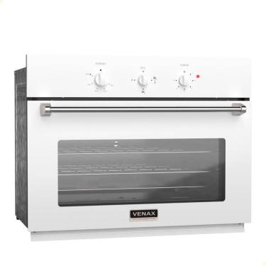 Imagem de Forno de Embutir Venax Arena-Eg GIII Branco 90L A Gás GLP De Baixa Pressão 220V 32097