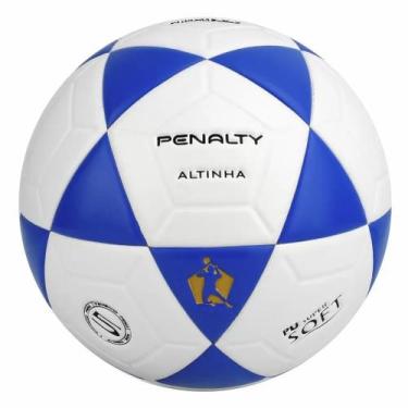 Imagem de Bola Futevôlei Penalty Azul e Branco, Azul