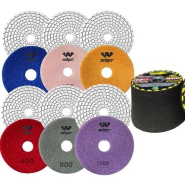 Imagem de Kit 6 Lixa+ReboIo P/ quartzobranco - Anker