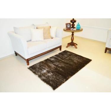 Imagem de Capacho Life Confort Shaggy 50Mm Marrone 050X090 Cm - Rayza Tapetes E 