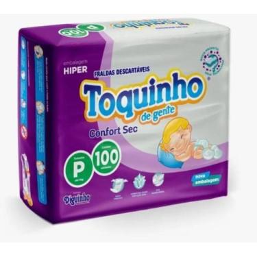 Imagem de Fralda Toquinho Confort Sec hiper (Dia & Noite) Tam P - ATACADO BARATO