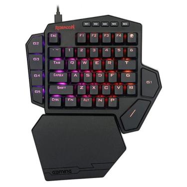 Imagem de Teclado Mecânico Redragon DITI - Switch Outemu Blue - LED RGB - Apoio de Pulso Removível - K585 RGB