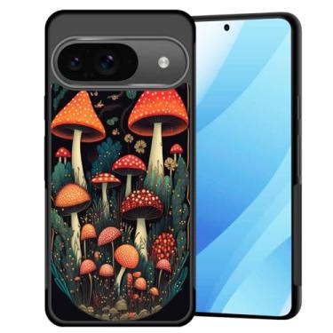 Imagem de BFUKVOU Capa para Google Pixel 10/10 Pro de 6,3 polegadas 2025, capa protetora à prova de choque de policarbonato rígido + TPU macio antiderrapante, capa ultrafina à prova de choque, Magic Mushroom