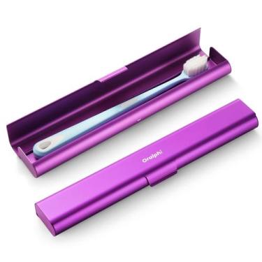 Imagem de Estojo de viagem para escova de dentes Oralphi Aluminium Purple