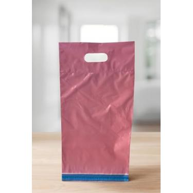 Imagem de Hi Pack Envelope de Segurança Plástico Colorido Com Alça, 26x46 cm, Fechamento Adesivo, ideal para Lojas, Entregas Seguras, Correios, Sedex, Ecommerce (Rosa Translúcido, 26x46cm)