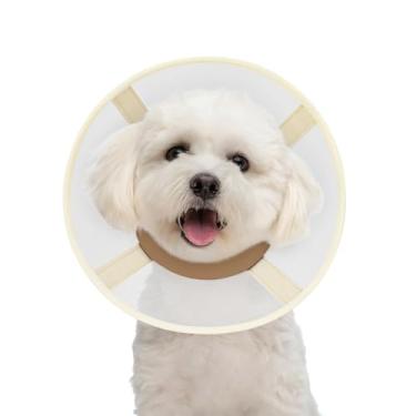 Imagem de Coleira macia para cães para parar de lamber - Cone de recuperação de malha confortável ajustável após cirurgia para cães pequenos ou miniaturas, coleiras elizabetanas alternativas às de plástico para