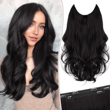 Imagem de Extensões de cabelo KookaStyle Invisible Wire Long Wavy 40cm