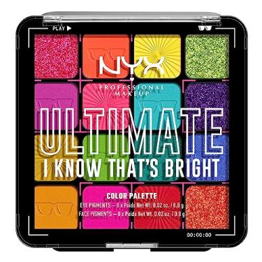 Imagem de NYX PROFESSIONAL MAKEUP, Paleta de sombras definitiva, paleta de sombras - I Know That's Bright