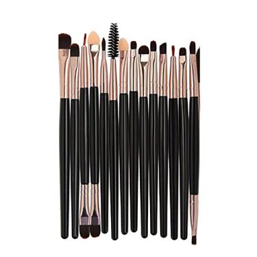 Imagem de ZJchao 22pcs Conjunto de Pincel de Maquiagem, Fibra Sintética Suave Com Alça de Madeira para Sombra Dos Olhos, Batom, Contorno e Sobrancelha Usando para Maquiagem Iniciante ou