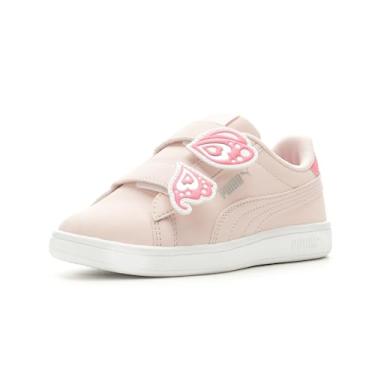 Imagem de PUMA Tênis infantil unissex Smash 3.0 Butterfly Hook and Loop, Frosty Pink-Strawberry Burst-puma branco-puma prata, 28 BR
