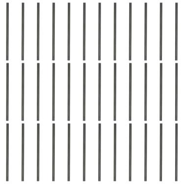 Imagem de PATIKIL Lápis HB, pacote com 36 lápis hexagonais grafite redondo de madeira fina de 7 mm para escritório, desenho, mão pequena, preta