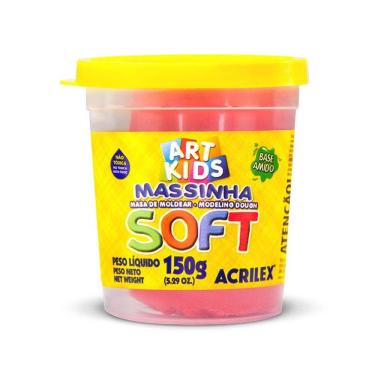 Imagem de Massa de modelar Soft 150g Vermelho 103 Acrilex