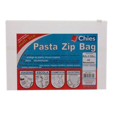 Imagem de Pasta Zip Bag versátil cristal 2782  26x18cm 5 und Chies
