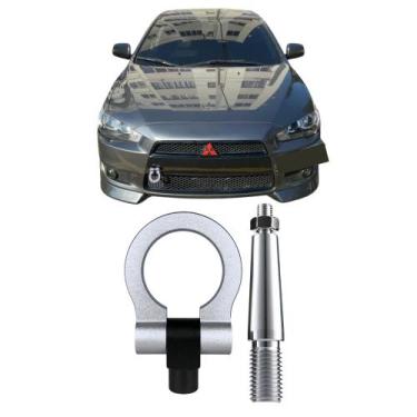 Imagem de Tow Hook Esportivo Engate Reboque Japones Lancer Evo Cinza - Estilo Br