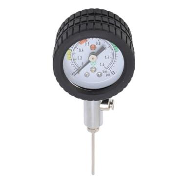 Imagem de RiToEasysports Medidor de Pressão da Bola, Leituras Precisas de Pressão Com Ponteiro Fácil de Ler, Botão Fácil de Usar, Construção de Metal, Sem Ferramenta Necessária, para o Vôlei de Basquete de