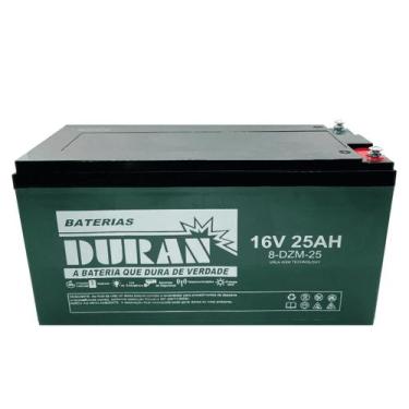 Imagem de Bateria Estacionária Duran 25ah 16v VRLA AGM Bike Elétrica Carro Arran