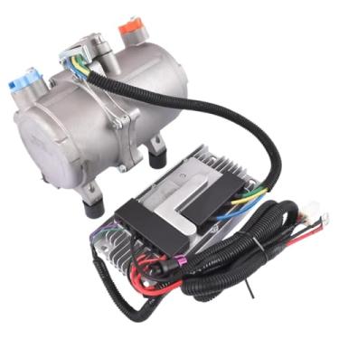 Imagem de Compressor de ar condicionado elétrico AP01 12V para cabine de van, trailer e caminhão ES18CC012