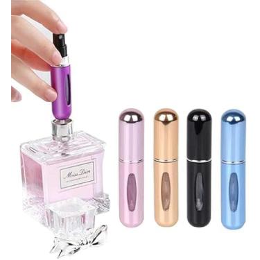 Imagem de KIT 3 Mini frasco portátil de atomizador de perfume recarregável, frasco de perfume atomizador, spray de perfume recarregável