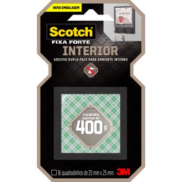 Imagem de Fita Dupla Face Scotch Fixa Forte Espuma 16 Unidades - H0002320036 - 3M