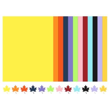 Imagem de 120 folhas de cartolina colorida 21,5 x 28 cm, 12 cores sortidas, papel para impressora de cartolina 200 g/m² para scrapbook, Cricut, confecção de cartões, artesanato DIY, material escolar, decoração