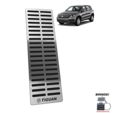 Imagem de Descanso De Pé Em Aço Inox Tiguan 2012 A 2017 Preto