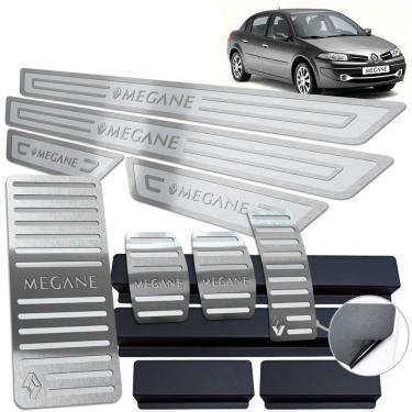 Imagem de Soleira Pedaleira Descanso Megane 2006 A 11 Manual Prata AR
