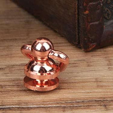 Imagem de Acouto : Parafuso Redondo de Rebite de Metal Parafusos Redondos Rebite Prego Girar Espinhos Acessórios de Hardware para Artesanato Em Couro Com - Artes, Artesanato e Costura//L (Cor Cobre)