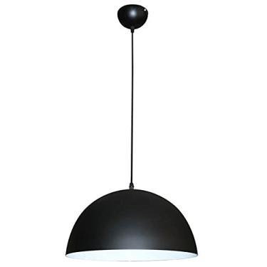 Imagem de Luminária de teto de metal rústica em cúpula sobre ilha de cozinha, lustre industrial de restaurante, luzes pendentes de teto de cor macaron para ilha de cozinha, sala de jantar