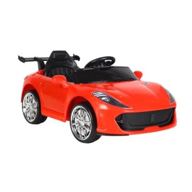 Imagem de Bang Toys - Carrinho Elétrico Infantil Scarlet GT 12V - com Luzes de LED, Sons, Entrada USB/MP3, Bluetooth, Portas que Abrem e Controle Remoto - Suporta até 30kg - Cor Vermelho