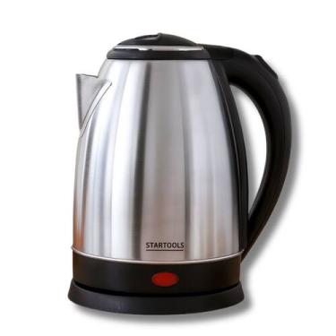 Imagem de Chaleira Elétrica Inox 2 Litros 127V 220V Potência 1000W, Base 360 e D