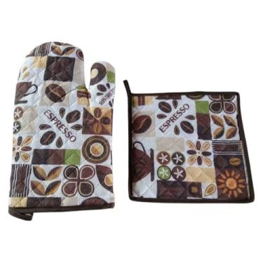 Imagem de Luva TéRmica Para Cozinha: Luva Avulsa, Par De Luvas Ou Kit Com Apoio TéRmico, Ideal Para Forno E FogãO(Expresso,Luva Avulsa)