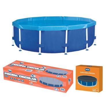 Imagem de Piscina Redonda 4500 Litros Estruturada Com Capa Mor