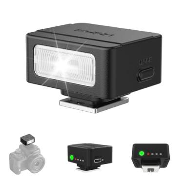 Imagem de ULANZI SL01 Mini Flash Speedlite, GN8 6500K Luz de flash para câmera compatível com Sony Canon Fuji, Nikon, Panasonic, Pentax, Olympus, Leica, Camers Flash, 4 níveis de potência, mini flash NÃO é
