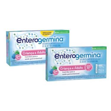 Imagem de Kit Probiótico Enterogermina 20 frascos de 5ml - Tamanho Família + Enterogermina Probiótico, 10 unidades de 5 ml