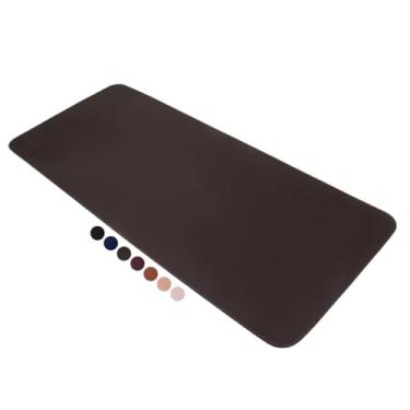 Imagem de Mouse Pad Gamer Grande 70x30cm | Desk Pad em Couro para Precisão no Jogo e Conforto no Trabalho (Café)