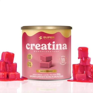 Imagem de Caramelo de Creatina Sabor Morango Super Nutrition (40 unidades)