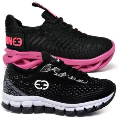 Imagem de Tênis Infantil Feminino Esportivo Modelos Diferentes - Kit 2 Pares PIN