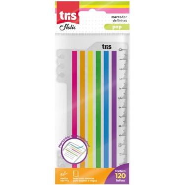 Imagem de MARCADOR DE LINHAS NEON HOLIC POP - 120 FOLHAS - TRIS