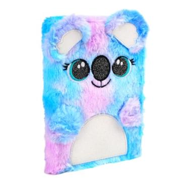 Imagem de Caderno de Pelúcia Coala Sorridente A5 com 80 Páginas Pautadas Escolar Polibrinq