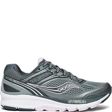 Imagem de Saucony Tênis de corrida feminino Echelon 7, ardósia | rosa, 9 X-Wide