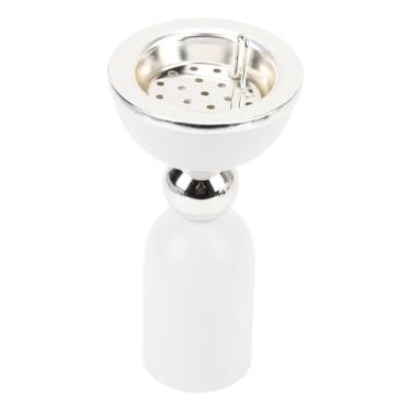 Imagem de Generic Porta-Incenso de Aço Inoxidável, Queimador de Incenso de Metal, Estilo Oriente Médio, Decoração de Casa para Ioga, Meditação, Spa, Presente Com Base Estável, Branco