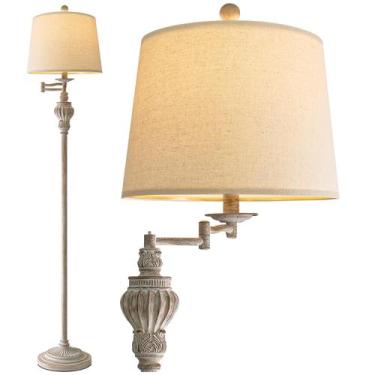 Imagem de Luminária de chão G-SAFAVA 155cm Vintage 350 com braço giratório