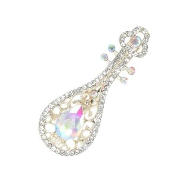 Imagem de Generic Grampos de cabelo de bico de pato de strass coloridos, 1 peça