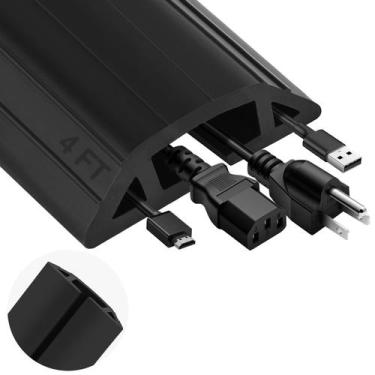 Imagem de Capa de cabo de piso MYFAMIREA Protetor de cabo pesado de 1,2 m