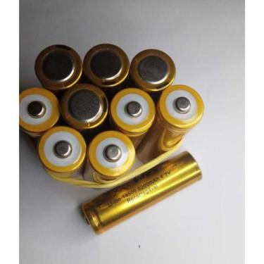 Imagem de Bateria 14500 4.2 v 5200 mah- Recarregável Para Lanternas E Radios - R